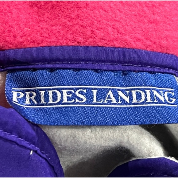 VTG Prides Landing Gray Zip Up 1980s Fleece Coat Jacket Outerwear - Picture 7 of 8